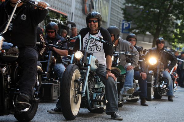 HarleyHH2011   138.jpg - Hamburger Harley Days 2011, Harley Davidson, ride in bike show auf der moenckebergstrasse in hamburg am samstag, den 25. juni 2011,